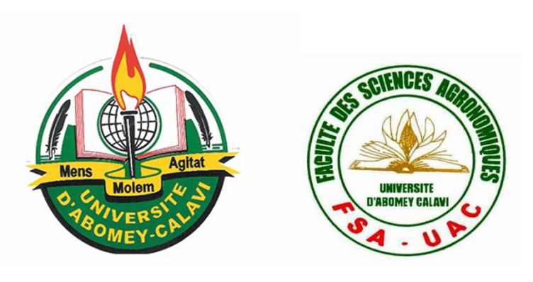 Logos of the University of Abomey-Calavi and its Faculty of Agronomic Sciences